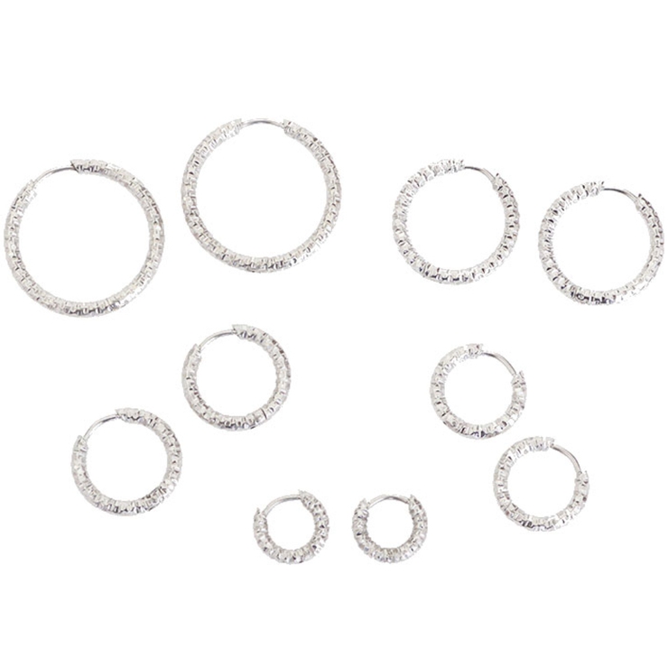 ピアス サージカルステンレス デザインフープ 1ペア レディース 両耳用 | ピアス専門店HOMESLICEPRODUCTIONS | 詳細画像1 