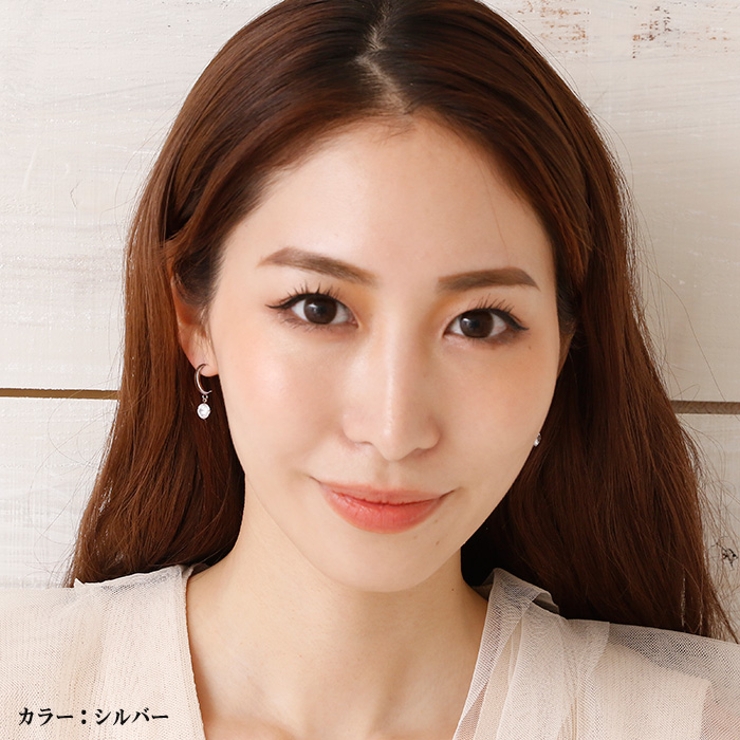 ピアス サージカルステンレス ムーン＆ジュエル 1ペア レディース 両耳用 | ピアス専門店HOMESLICEPRODUCTIONS | 詳細画像8 
