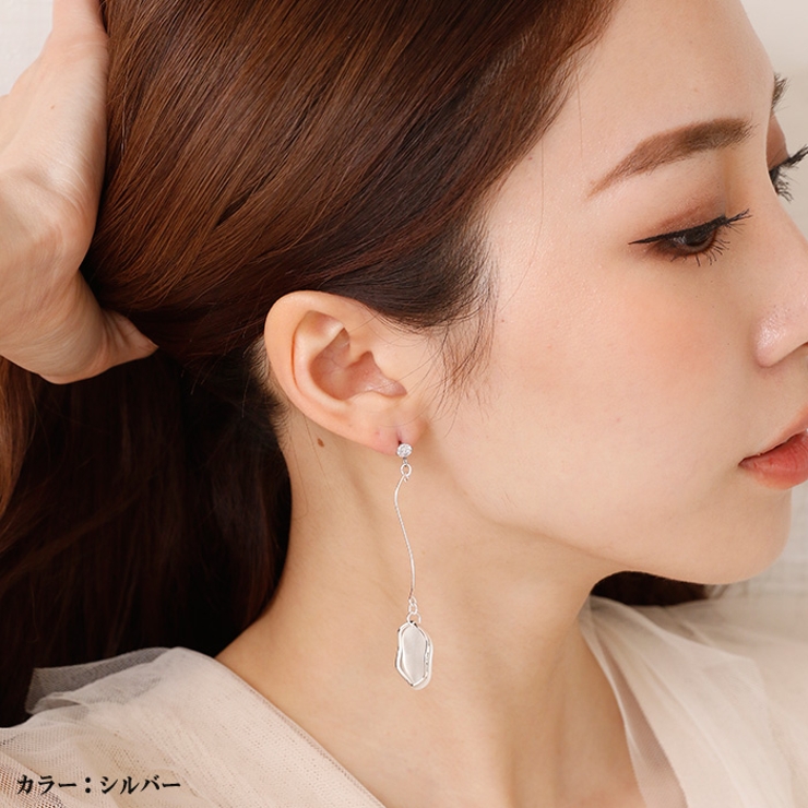 ピアス サージカルステンレス ウェーブスティック×ラウンドプレート＆フレーム | ピアス専門店HOMESLICEPRODUCTIONS | 詳細画像9 