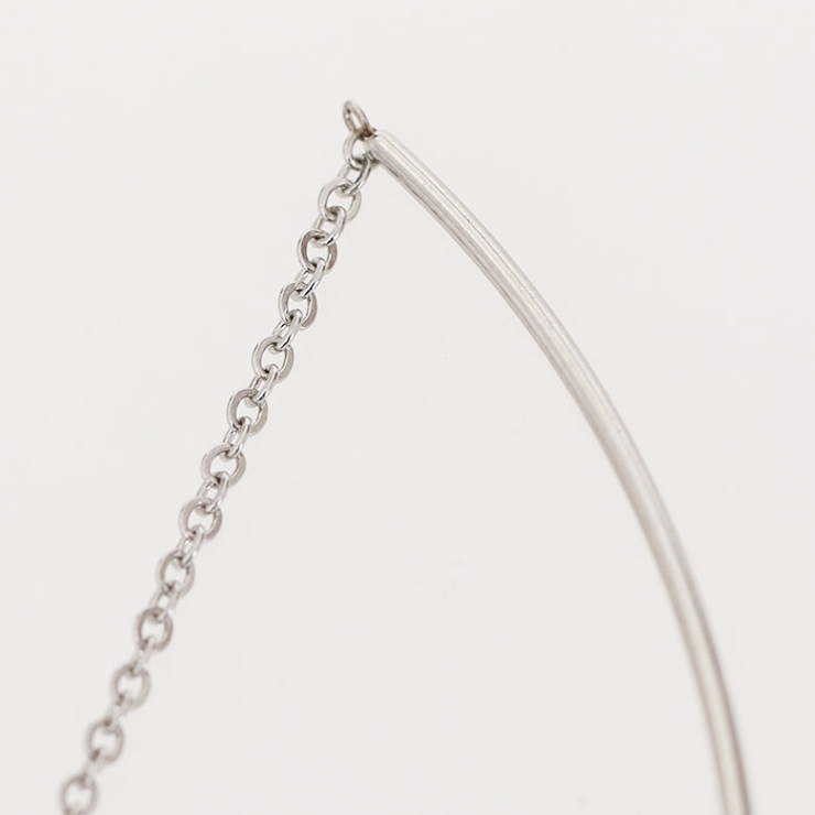 ピアス サージカルステンレス シンプルチェーン＆スティック×カーブスティック | ピアス専門店HOMESLICEPRODUCTIONS | 詳細画像7 