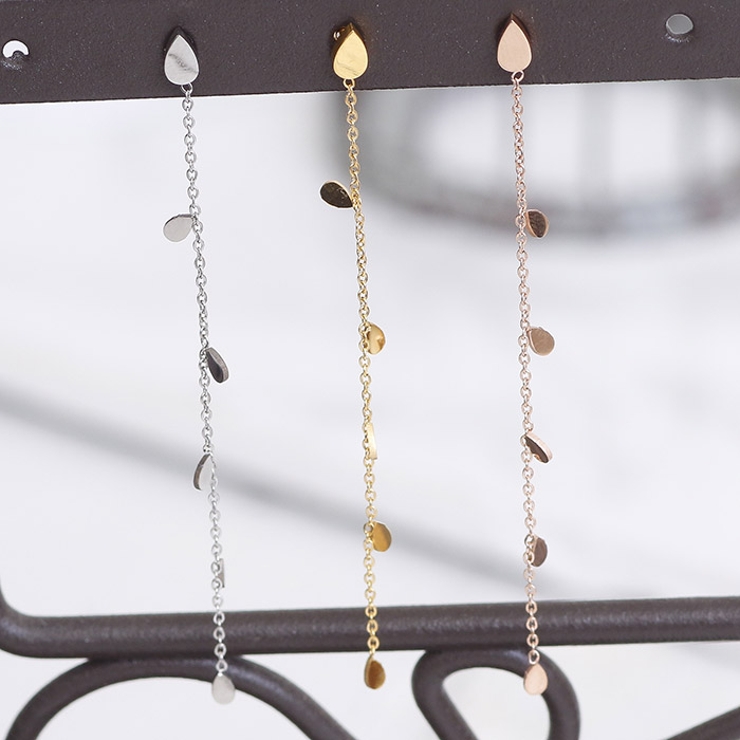 ピアス サージカルステンレス チェーン×ティアドロップ | ピアス専門店HOMESLICEPRODUCTIONS | 詳細画像3 