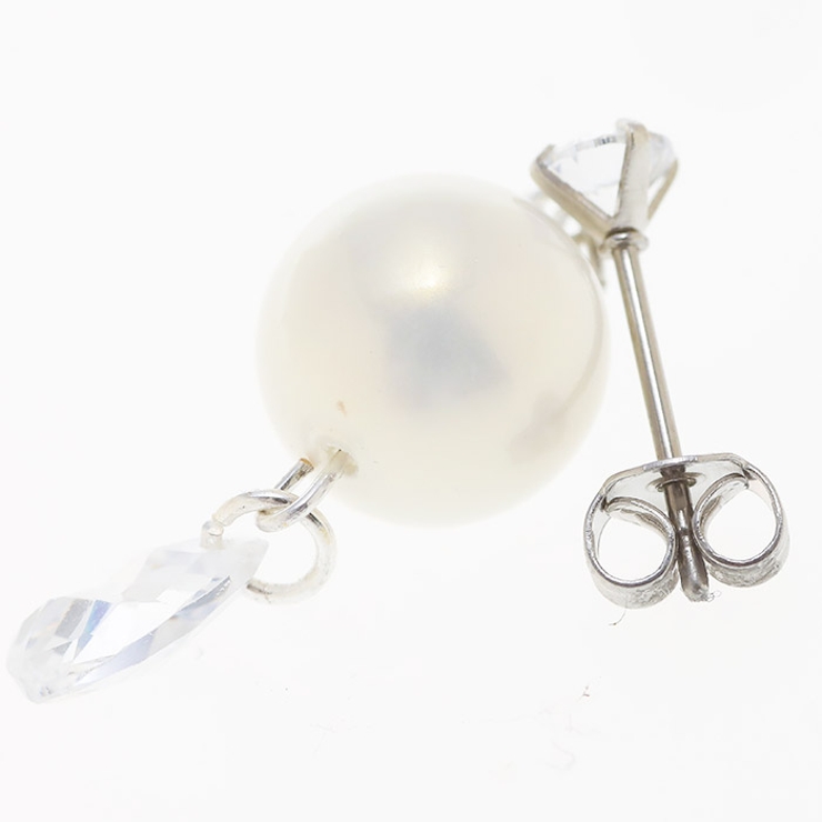 ピアス サージカルステンレス パール＆ティアドロップジュエル | ピアス専門店HOMESLICEPRODUCTIONS | 詳細画像6 