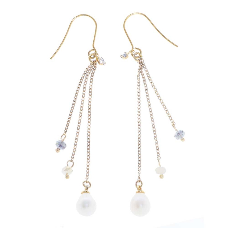 ブルー | ピアス サージカルステンレス 淡水パール&ビーズ | ピアス専門店HOMESLICEPRODUCTIONS