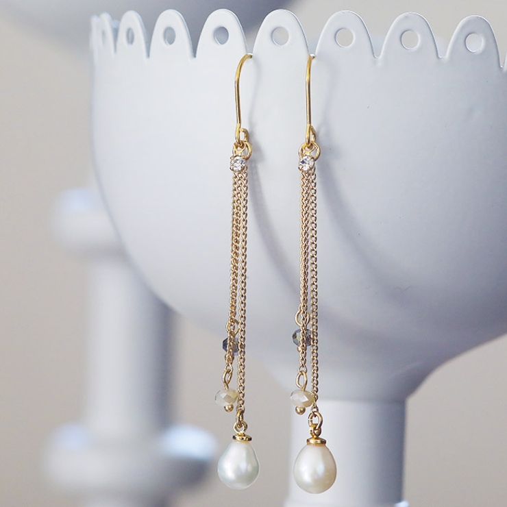 ピアス サージカルステンレス 淡水パール&ビーズ | ピアス専門店HOMESLICEPRODUCTIONS | 詳細画像3 