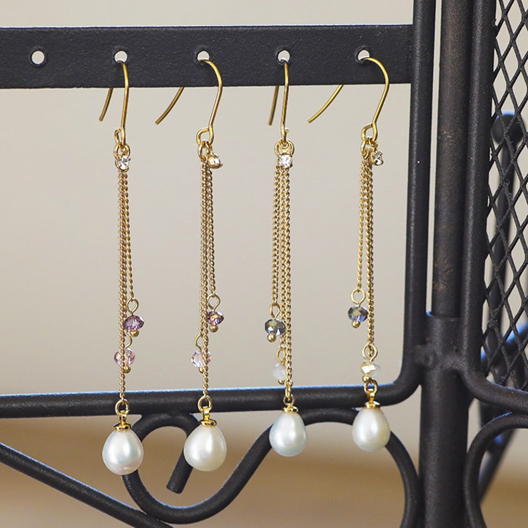 ピアス サージカルステンレス 淡水パール&ビーズ | ピアス専門店HOMESLICEPRODUCTIONS | 詳細画像10 