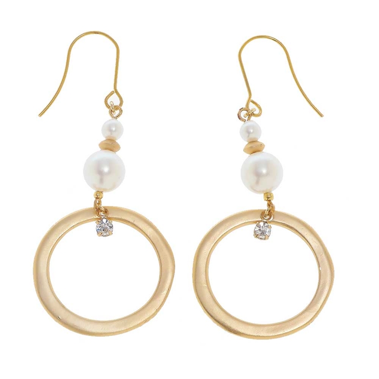 ゴールド | ピアス サージカルステンレス シャープラウンドフレーム | ピアス専門店HOMESLICEPRODUCTIONS