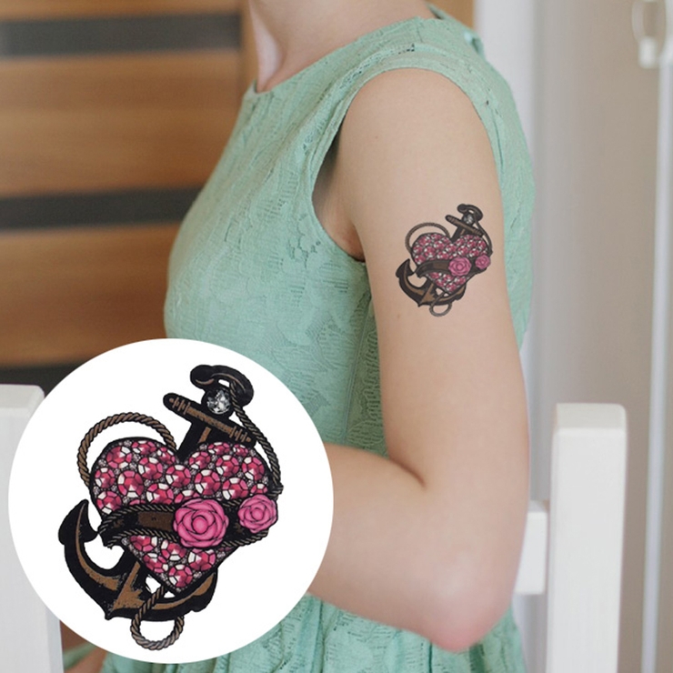 タトゥーシール アンカーハート | ピアス専門店HOMESLICEPRODUCTIONS | 詳細画像1 