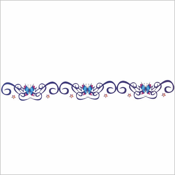 タトゥーシール スター＆バタフライ | ピアス専門店HOMESLICEPRODUCTIONS | 詳細画像2 