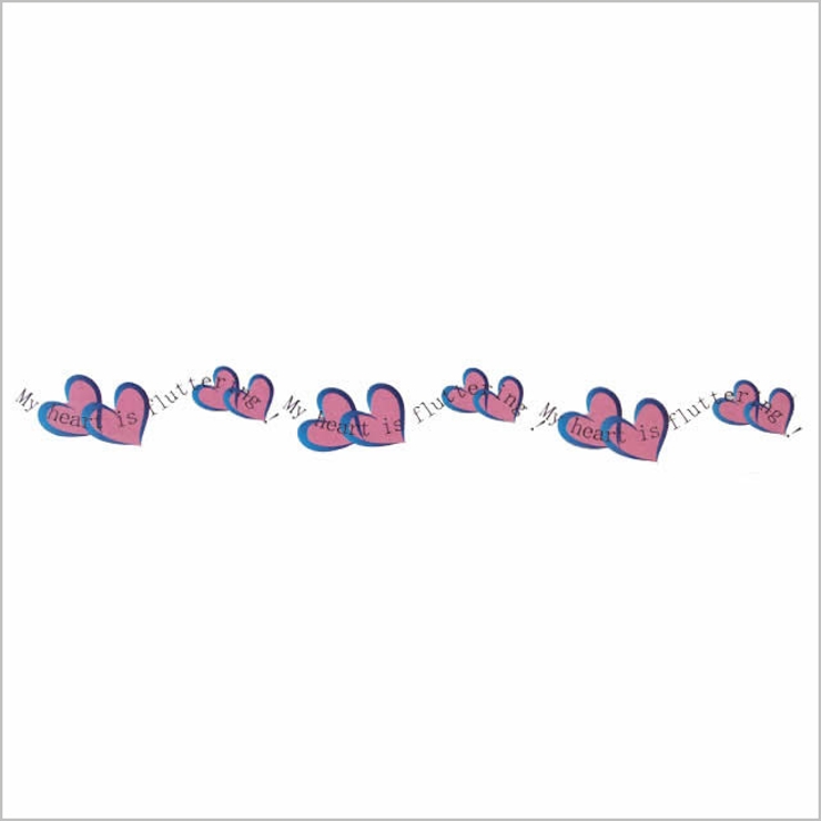 タトゥーシール ハートライン | ピアス専門店HOMESLICEPRODUCTIONS | 詳細画像2 