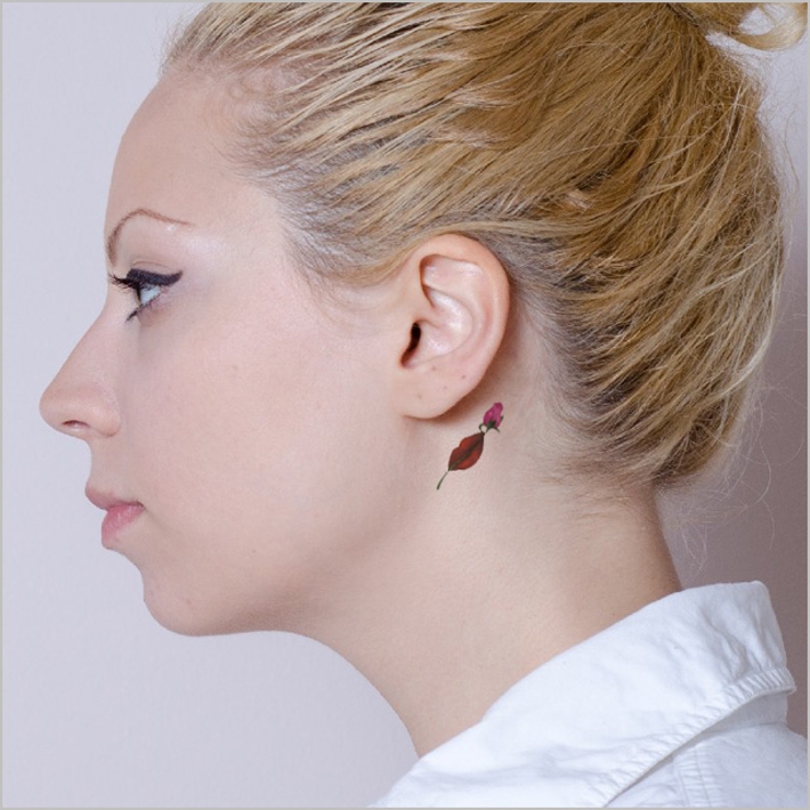 タトゥーシールリップ＆フラワー 花唇キスマーク | ピアス専門店HOMESLICEPRODUCTIONS | 詳細画像3 