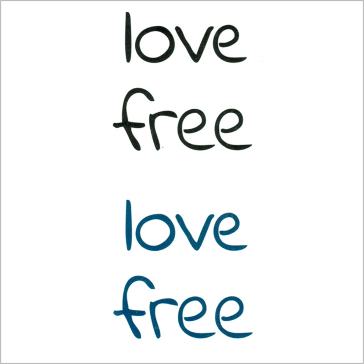タトゥーシール 2枚セット lovefree【タトゥーシール | ピアス専門店HOMESLICEPRODUCTIONS | 詳細画像2 