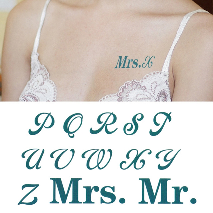 タトゥーシール 2枚セット Mrs | ピアス専門店HOMESLICEPRODUCTIONS | 詳細画像1 