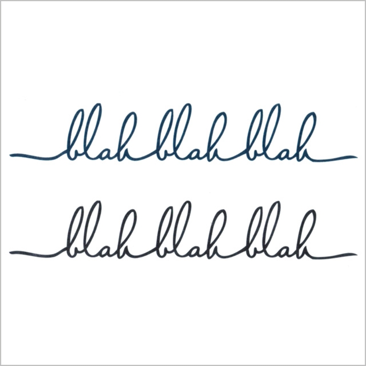 タトゥーシール 2枚セット ピンストライプスムースデザイン | ピアス専門店HOMESLICEPRODUCTIONS | 詳細画像2 