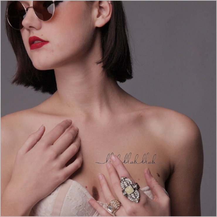 タトゥーシール 2枚セット ピンストライプスムースデザイン | ピアス専門店HOMESLICEPRODUCTIONS | 詳細画像3 