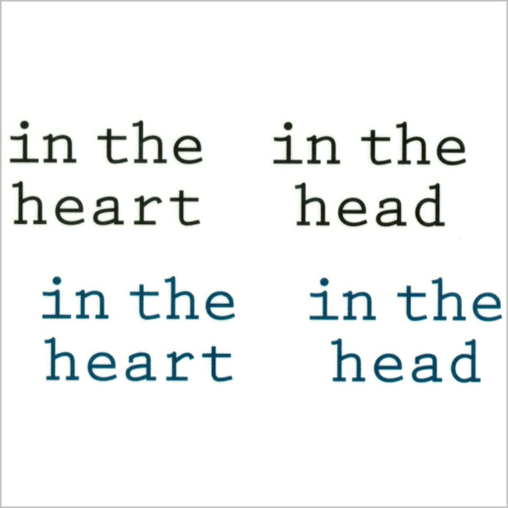 タトゥーシール 2枚セット intheheart＆head | ピアス専門店HOMESLICEPRODUCTIONS | 詳細画像2 