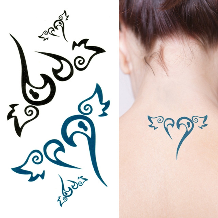 タトゥーシール 2枚セット キューティーエンジェルハート | ピアス専門店HOMESLICEPRODUCTIONS | 詳細画像1 