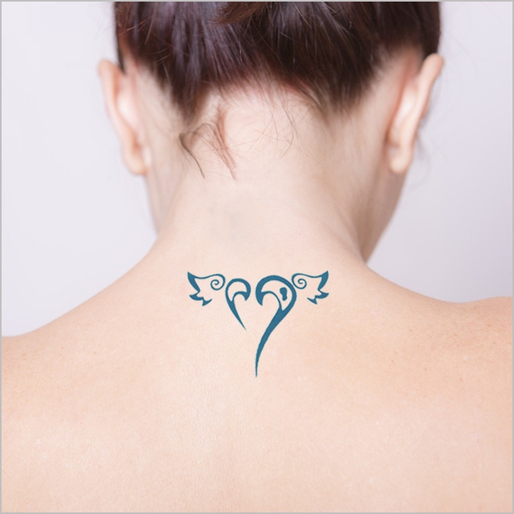 タトゥーシール 2枚セット キューティーエンジェルハート | ピアス専門店HOMESLICEPRODUCTIONS | 詳細画像3 