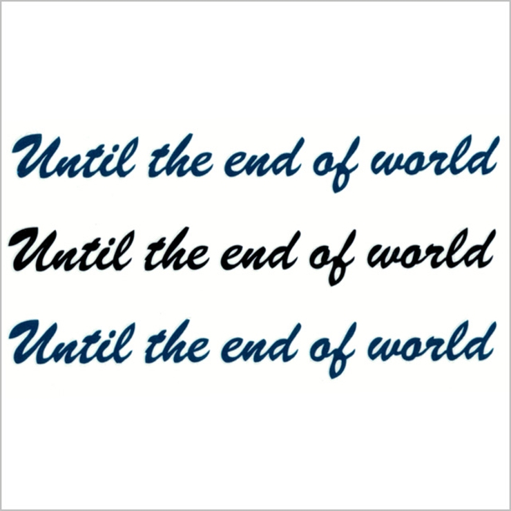 タトゥーシール 2枚セット until | ピアス専門店HOMESLICEPRODUCTIONS | 詳細画像2 