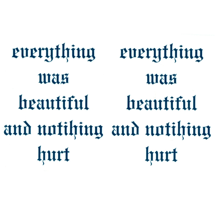 タトゥーシール 2枚セット everything | ピアス専門店HOMESLICEPRODUCTIONS | 詳細画像2 