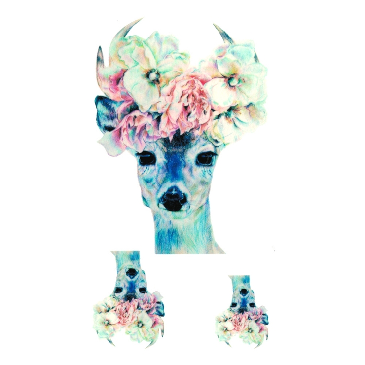 タトゥーシール 2枚セット deer | ピアス専門店HOMESLICEPRODUCTIONS | 詳細画像2 
