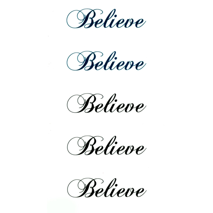 タトゥーシール 2枚セットBelieve【ボディーシール TATTOO | ピアス専門店HOMESLICEPRODUCTIONS | 詳細画像2 