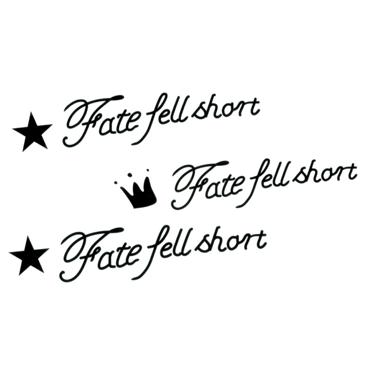 タトゥーシール 2枚セット Fate | ピアス専門店HOMESLICEPRODUCTIONS | 詳細画像2 