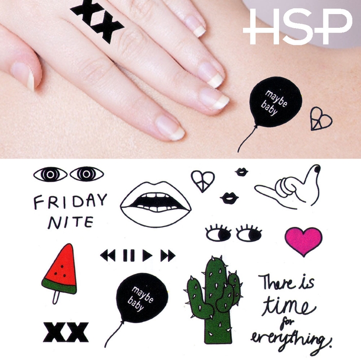 タトゥーシール バラエティデザイン 4 | ピアス専門店HOMESLICEPRODUCTIONS | 詳細画像1 