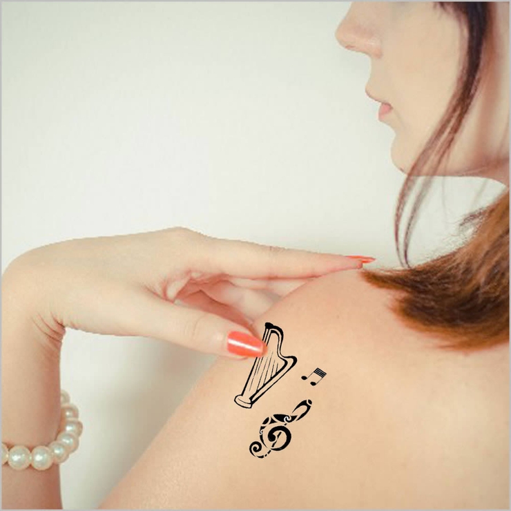 タトゥーシール バラエティ ミュージック | ピアス専門店HOMESLICEPRODUCTIONS | 詳細画像2 