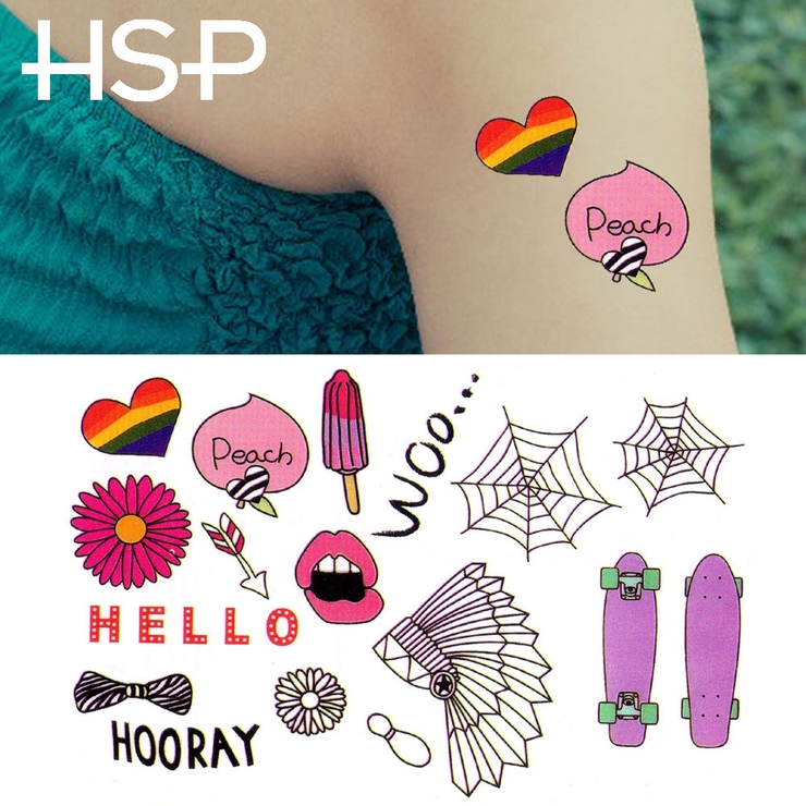 タトゥーシール バラエティデザイン 7 | ピアス専門店HOMESLICEPRODUCTIONS | 詳細画像1 