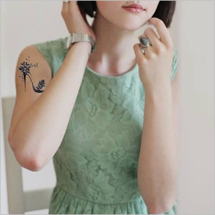 タトゥーシール バタフライヒール＆ハート | ピアス専門店HOMESLICEPRODUCTIONS | 詳細画像2 