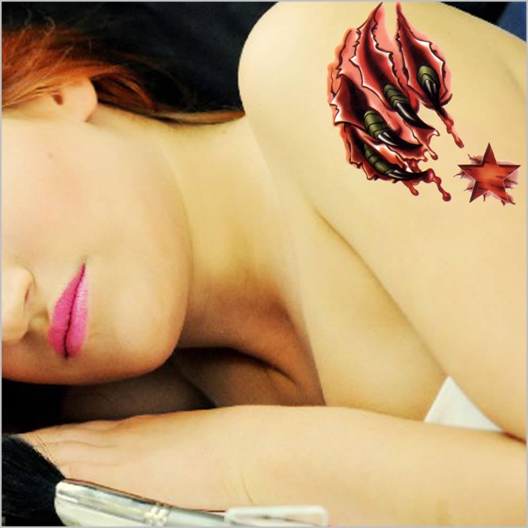 タトゥーシール 傷シール 爪痕＆釘 | ピアス専門店HOMESLICEPRODUCTIONS | 詳細画像2 