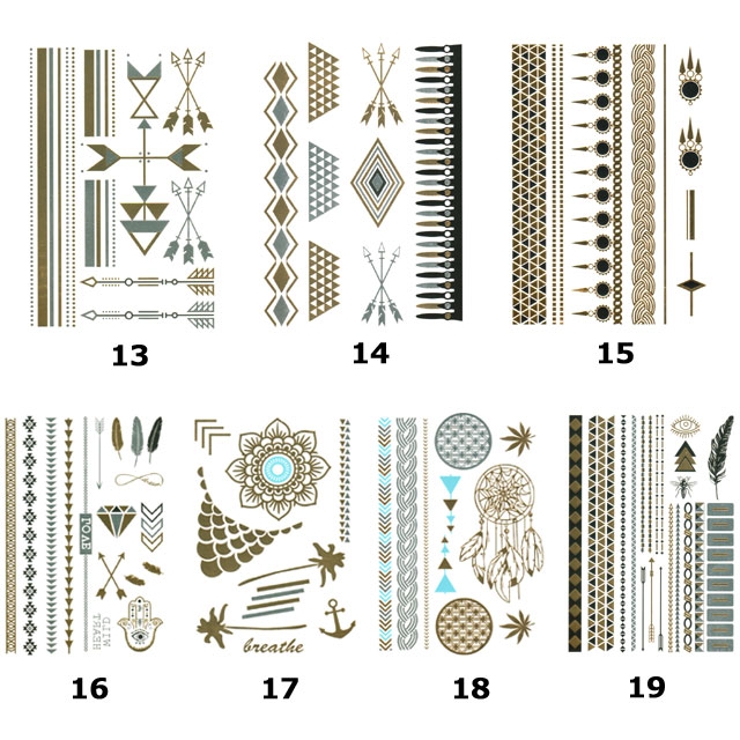 93種類から選べる タトゥーシール 大判 | ピアス専門店HOMESLICEPRODUCTIONS | 詳細画像4 