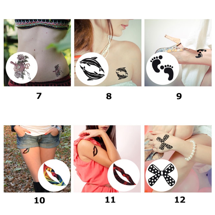 48種類から選べる タトゥーシール ワンポイント | ピアス専門店HOMESLICEPRODUCTIONS | 詳細画像3 