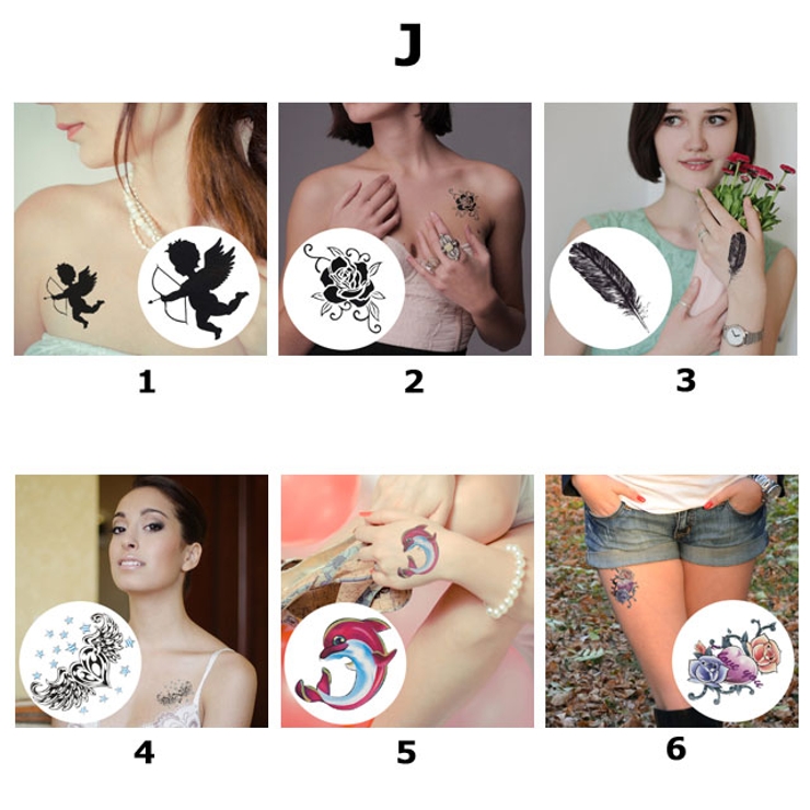 48種類から選べる タトゥーシール ワンポイント | ピアス専門店HOMESLICEPRODUCTIONS | 詳細画像5 