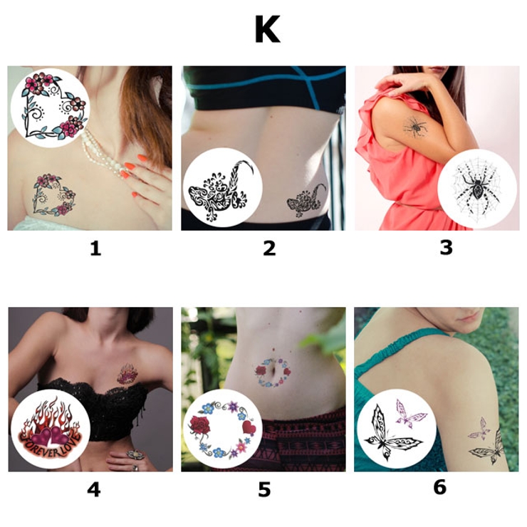 48種類から選べる タトゥーシール ワンポイント | ピアス専門店HOMESLICEPRODUCTIONS | 詳細画像8 