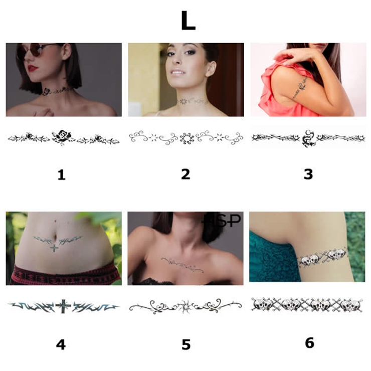 48種類から選べる タトゥーシール 細身 | ピアス専門店HOMESLICEPRODUCTIONS | 詳細画像2 