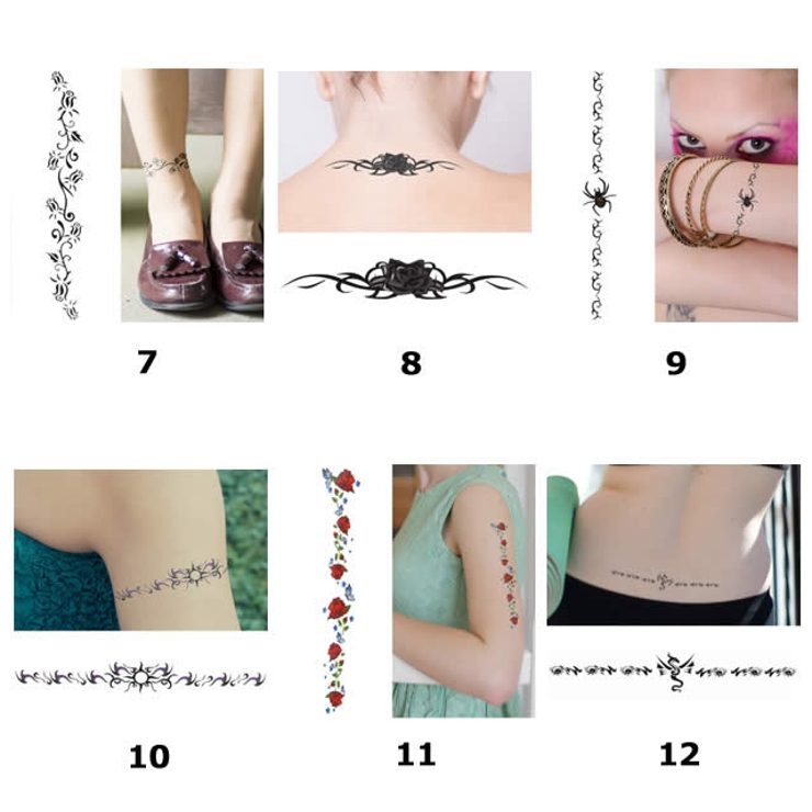 48種類から選べる タトゥーシール 細身 | ピアス専門店HOMESLICEPRODUCTIONS | 詳細画像6 