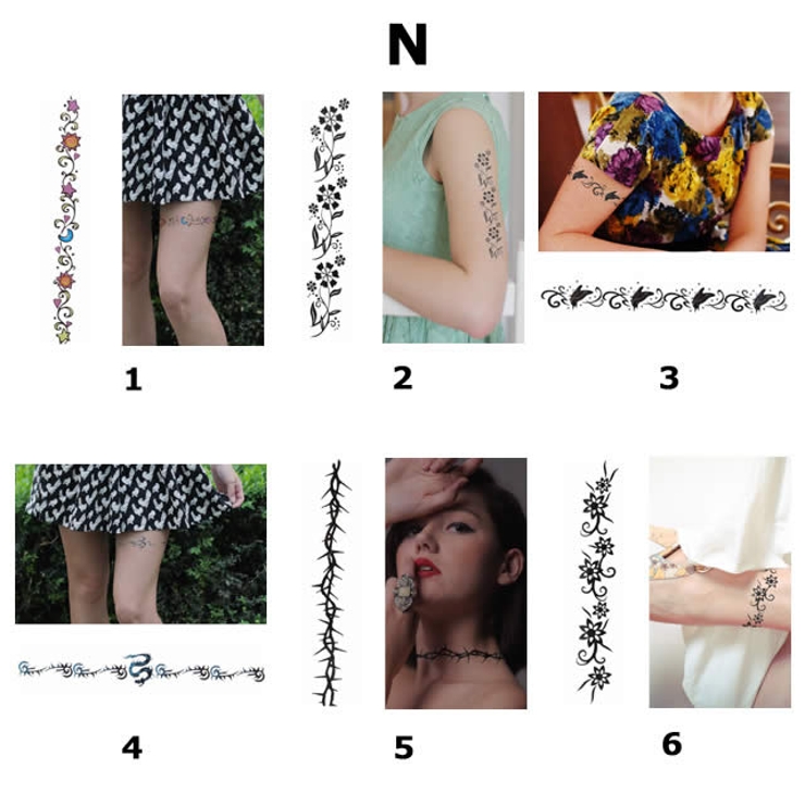 48種類から選べる タトゥーシール 細身 | ピアス専門店HOMESLICEPRODUCTIONS | 詳細画像8 