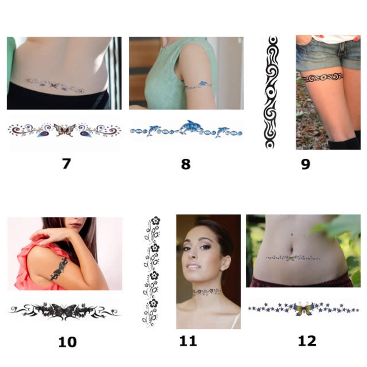 48種類から選べる タトゥーシール 細身 | ピアス専門店HOMESLICEPRODUCTIONS | 詳細画像9 