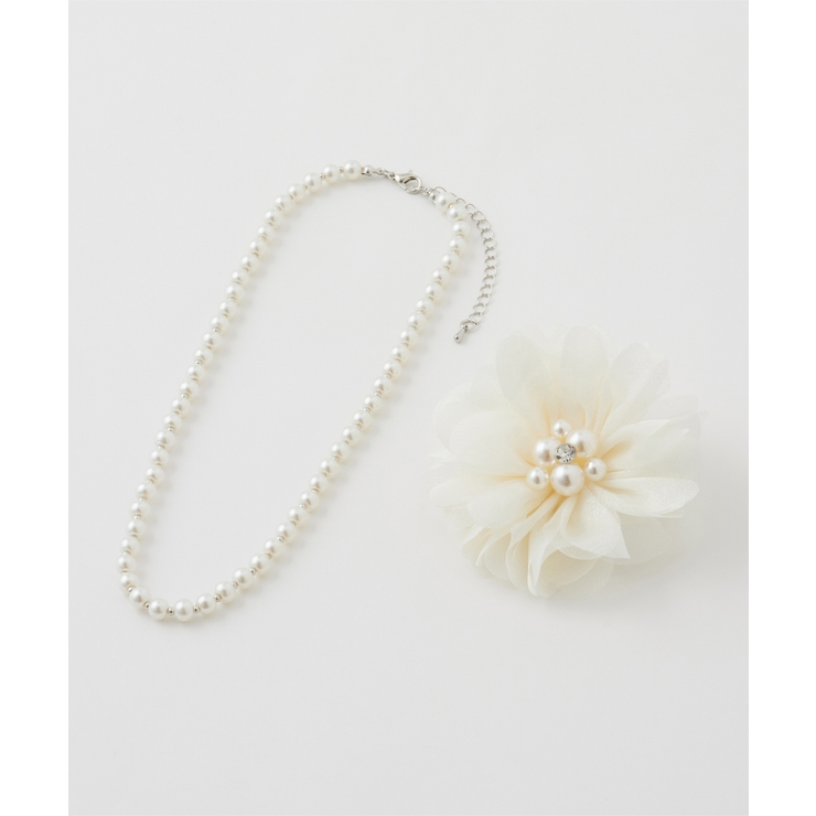 コサージュ ネックレス アクセサリー | Honeys | 詳細画像7 