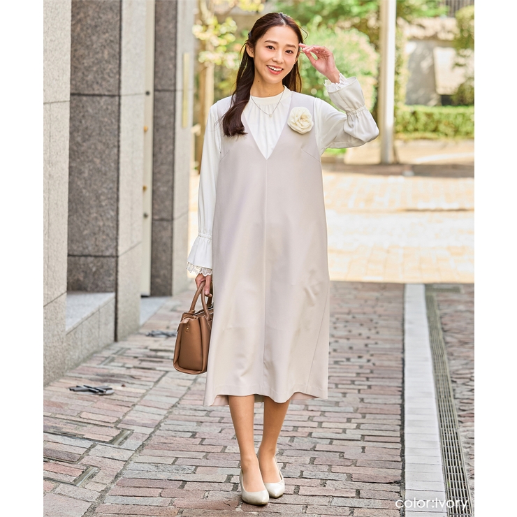 コサージュ ネックレス アクセサリー | Honeys | 詳細画像3 