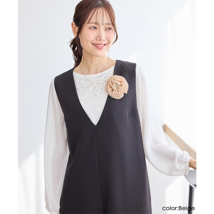 コサージュ ネックレス アクセサリー | Honeys | 詳細画像4 