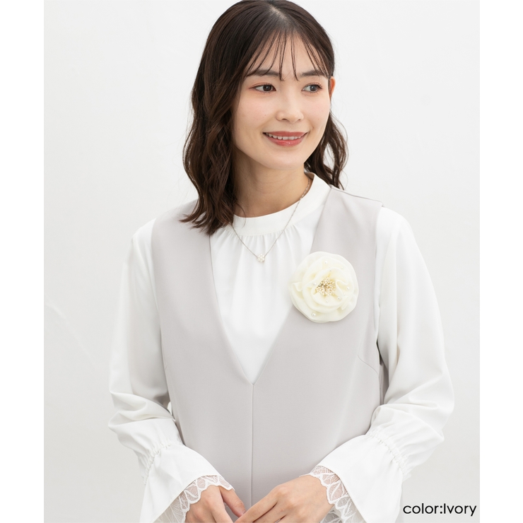 コサージュ ネックレス アクセサリー | Honeys | 詳細画像7 
