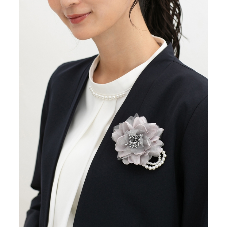 ライトグレー | コサージュ アクセサリー セレモニー | Honeys
