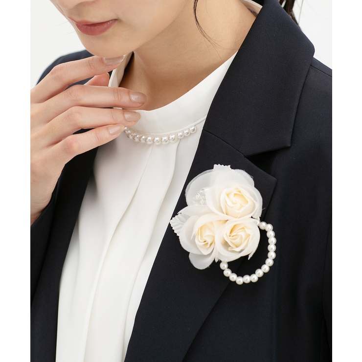 アイボリー | コサージュ アクセサリー セレモニー | Honeys