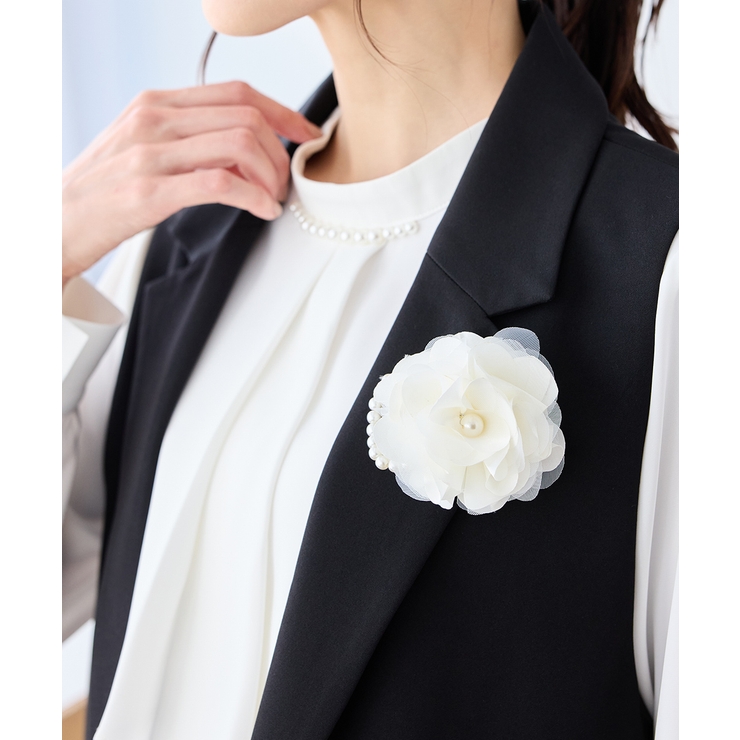 アイボリー | コサージュ アクセサリー セレモニー | Honeys