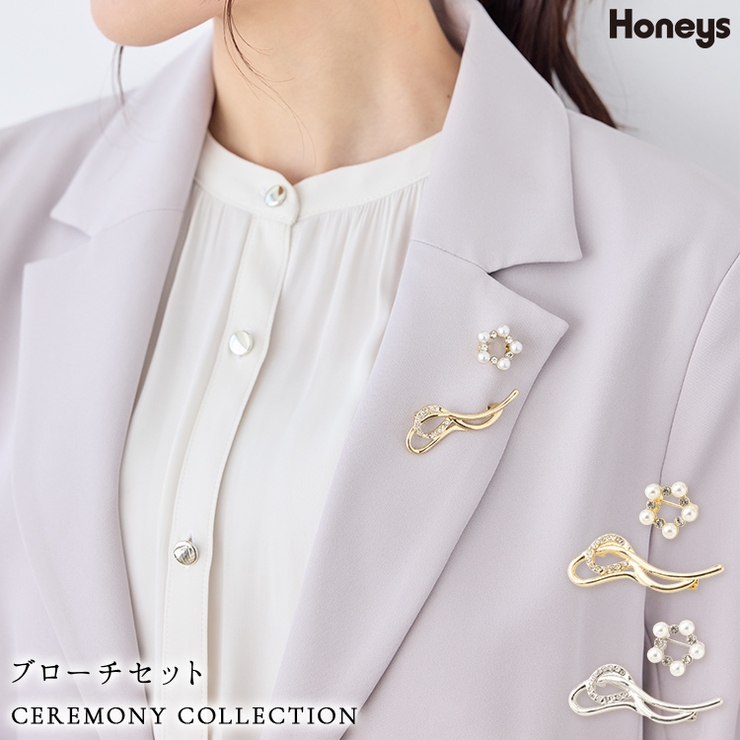 ブローチ アクセサリー セレモニー | Honeys | 詳細画像1 