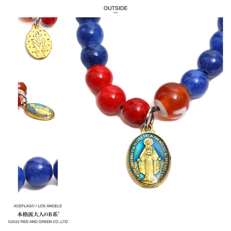 ブレスレットACE FLAG 数珠 | 本格派大人のB系  | 詳細画像13 