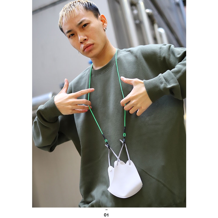 マスクストラップマスクホルダー マスクキーパー 布マスク | 本格派大人のB系  | 詳細画像3 