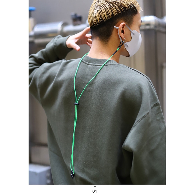 マスクストラップマスクホルダー マスクキーパー 布マスク | 本格派大人のB系  | 詳細画像4 